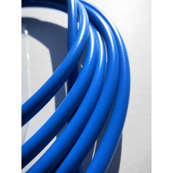 Gaine de cable bleu 2M5