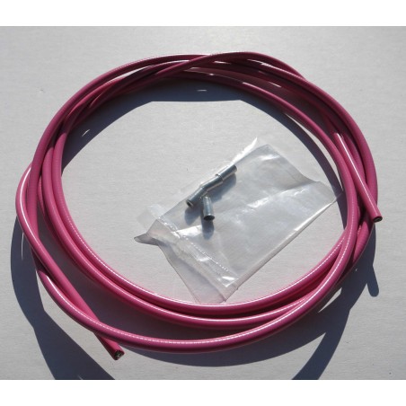 Gaine de cable vélo couleur rose 2M5