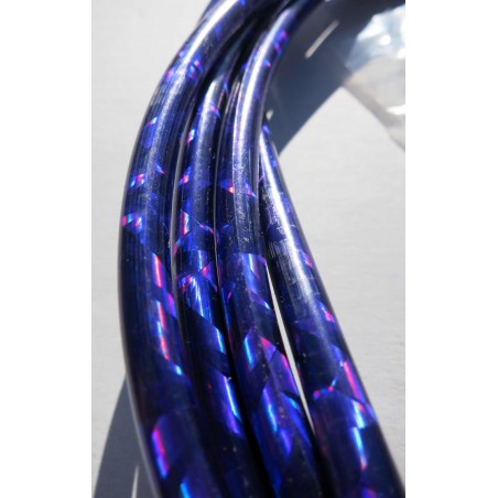 Gaine de cable violet metallic 2M5