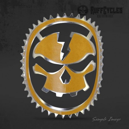 Headbadge Ruff Cycles Chrome