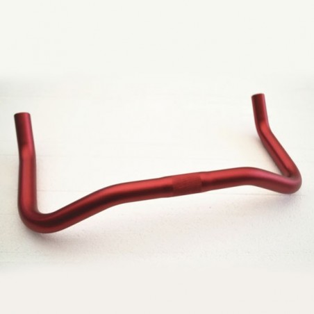 Guidon vélo fixie Nouveau Bullhorn Rouge