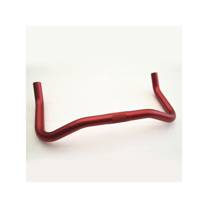 Guidon vélo fixie Nouveau Bullhorn Rouge