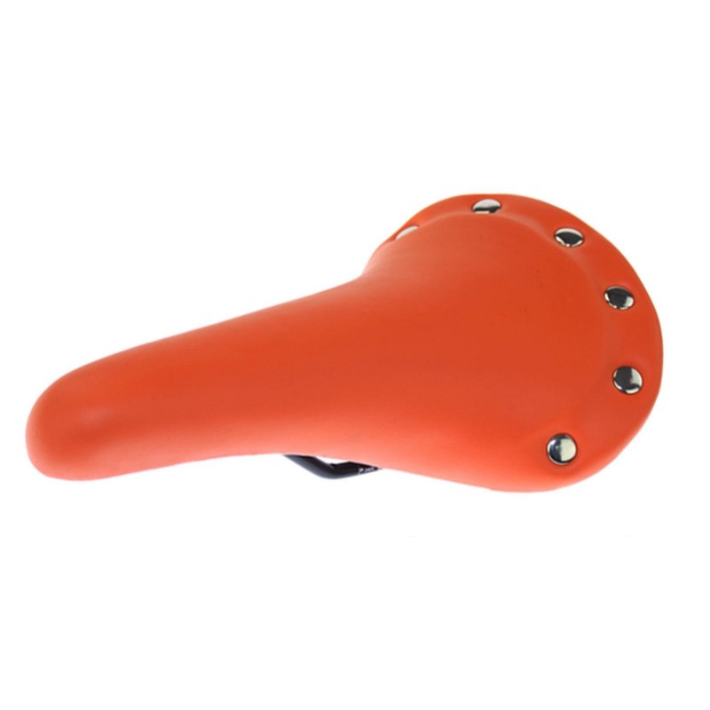 Selle Vélo Fixie Classic Rivet Orange