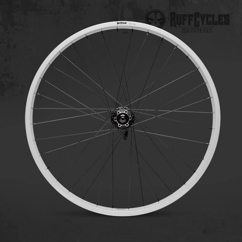 Roue Ruff Cycles 26" 65mm Blanche