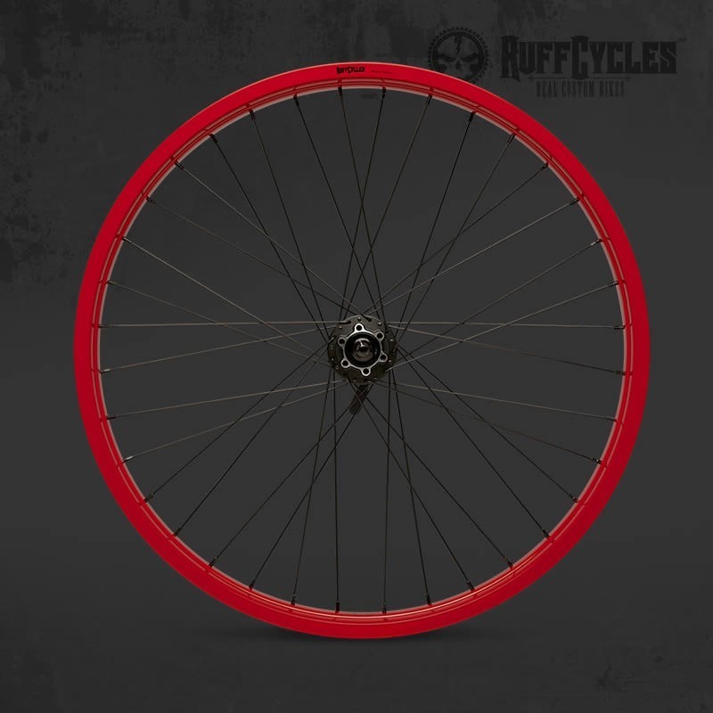 Roue Ruff Cycles 26" 80mm Rouge