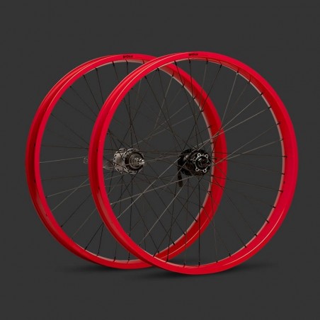 Roue Ruff Cycles 26" 65mm Rouge