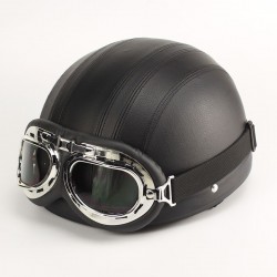 Casque bol avec lunette sale