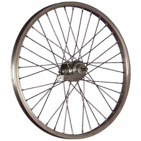 Roue Arrière Aluminium 20" 36 Rayons Rétropédalage