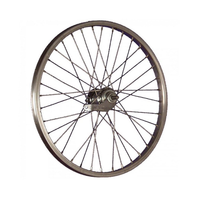 Roue Arrière Aluminium 20" 36 Rayons Rétropédalage