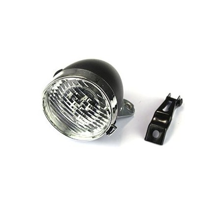 Phare Avant Classic Led Noir feu vélo avec fixation