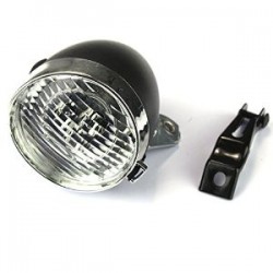 Phare Avant Classic LED Noir avec fixation