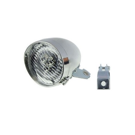 Phare Avant Classic LED Chrome avec fixation