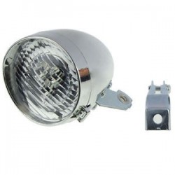 Phare Avant Classic LED Chrome avec fixation