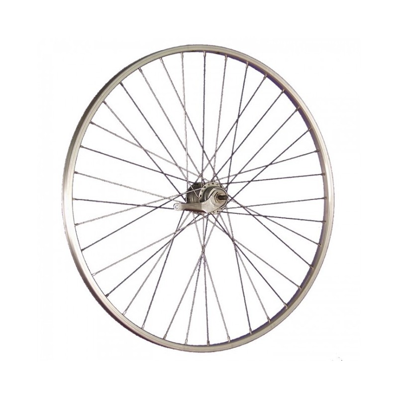 Roue Arrière Aluminium 28" 36 Rayons Rétropédalage 3 Vitesses