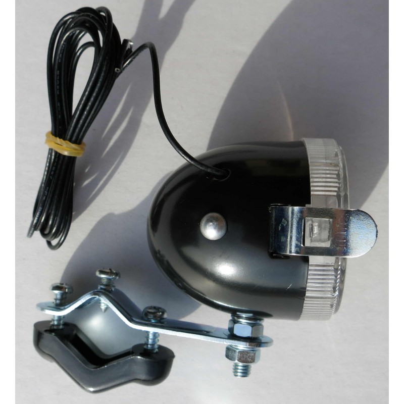 Phare Avant Vélo Ancien JOS 513 Avec Dynamo – Pour Fourche, Pièce Détachée Non Testée