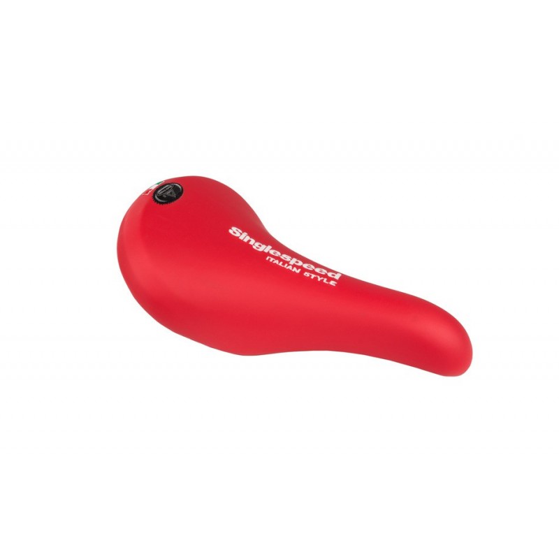 Selle vélo VTT/route 290x150 mm noire et rouge - Pièces universelles