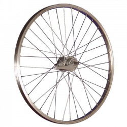 Roue Arrière Aluminium 24" 36 Rayons Rétropédalage 3 Vitesses