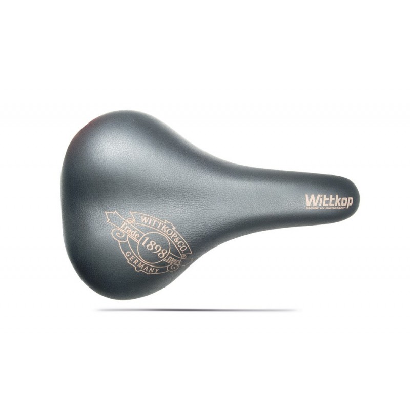 Selle Wittkop & Co. Timeless Velodrome – Cuir Anthracite Nuage – Fabrication Allemande
