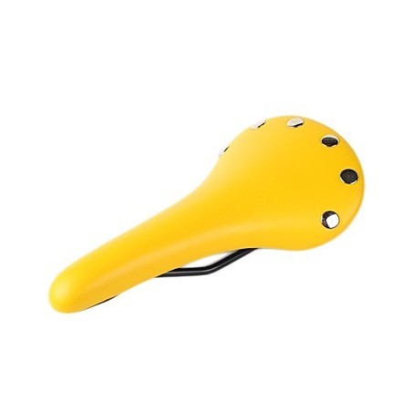 Selle Vélo Fixie Classic Rivet Jaune