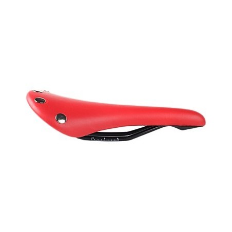 Selle Vélo Fixie Classic Rivet Rouge