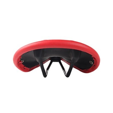 Selle Vélo Fixie Classic Rivet Rouge