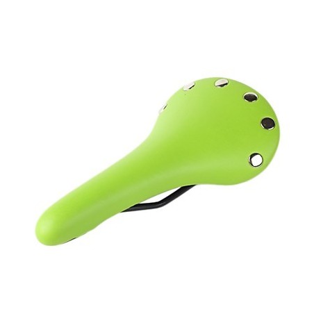 Selle Vélo Fixie Classic Rivet Vert