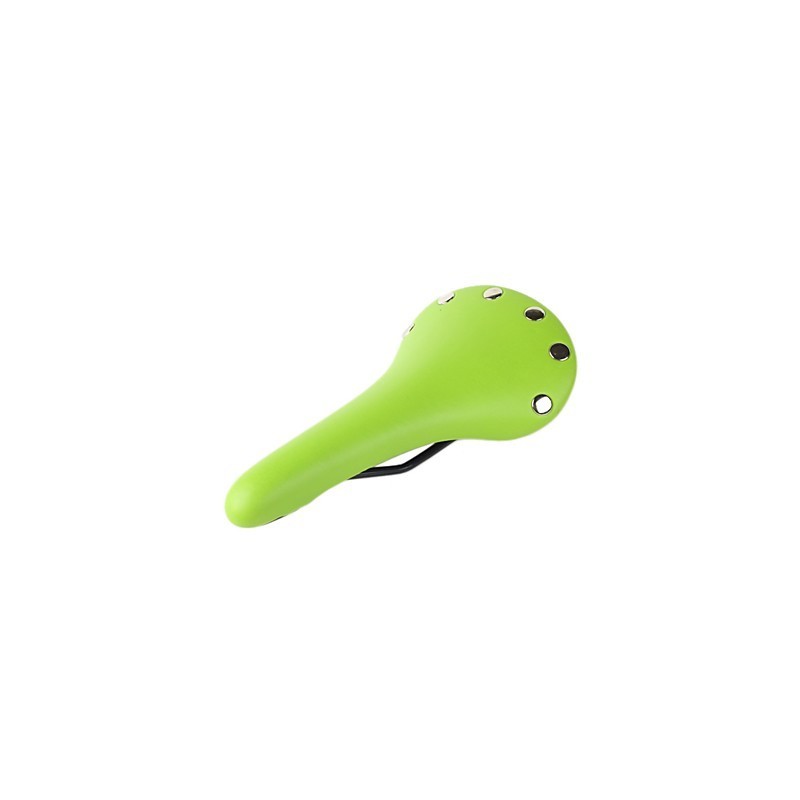 Selle Vélo Fixie Classic Rivet Vert