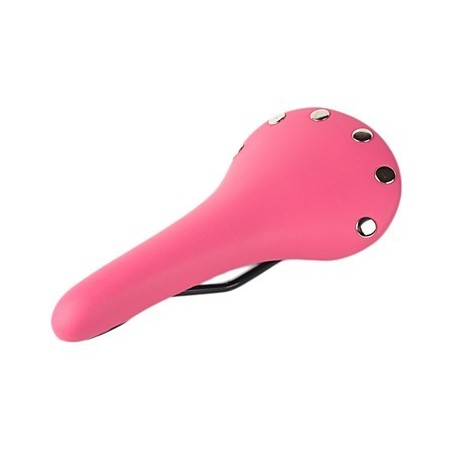 Selle Vélo Fixie Classic Rivet Rose