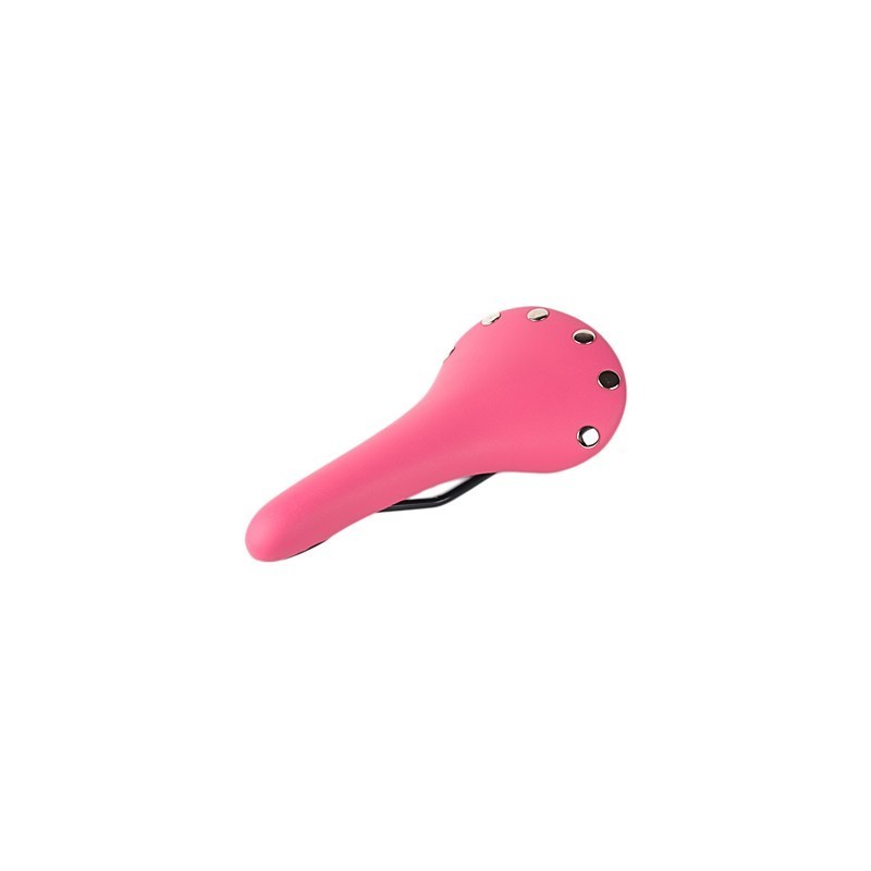 Selle Vélo Fixie Classic Rivet Rose