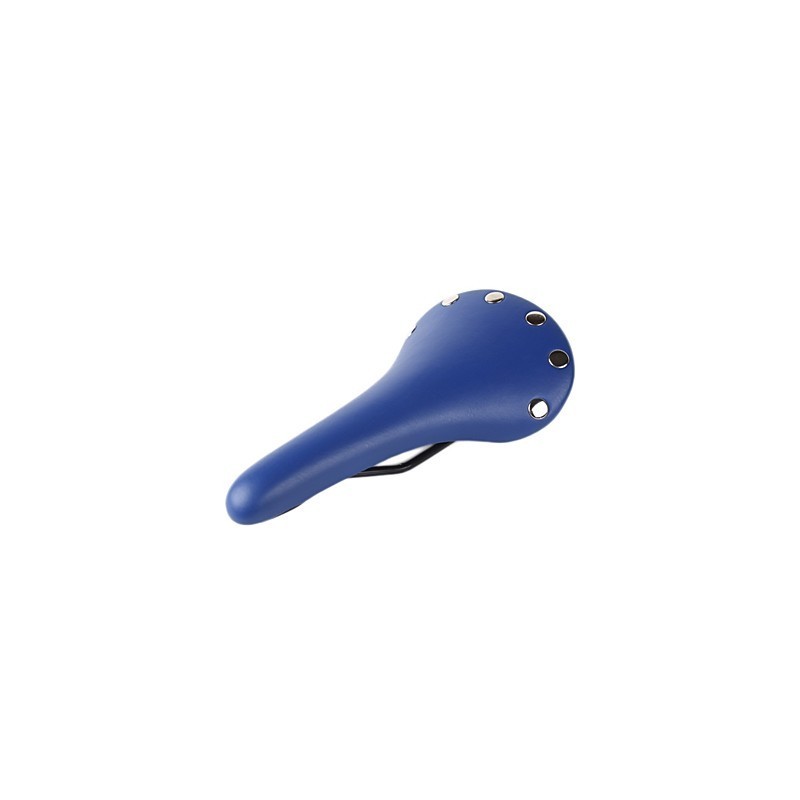 Selle Vélo Fixie Classic Rivet Bleu