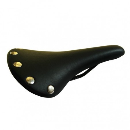 Selle Vélo Fixie Classic Rivet Noir