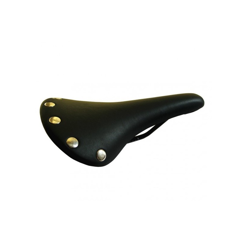 Selle Vélo Fixie Classic Rivet Noir