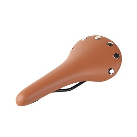 Selle Vélo Fixie Classic Rivet Marron