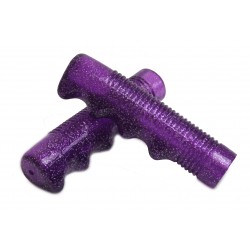 Poignée vélo Glitter Grip Violet