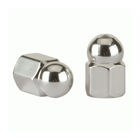 Bouchon de valve Dome Chrome