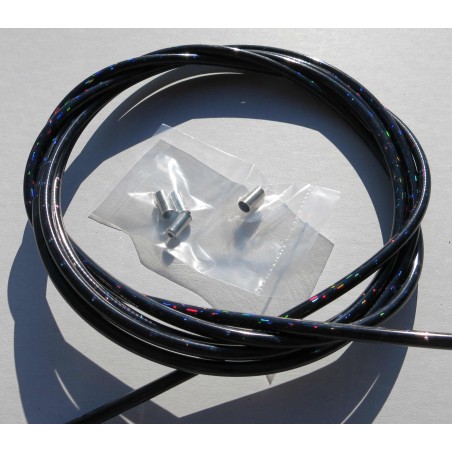 Gaine de cable noir confettis 2M5