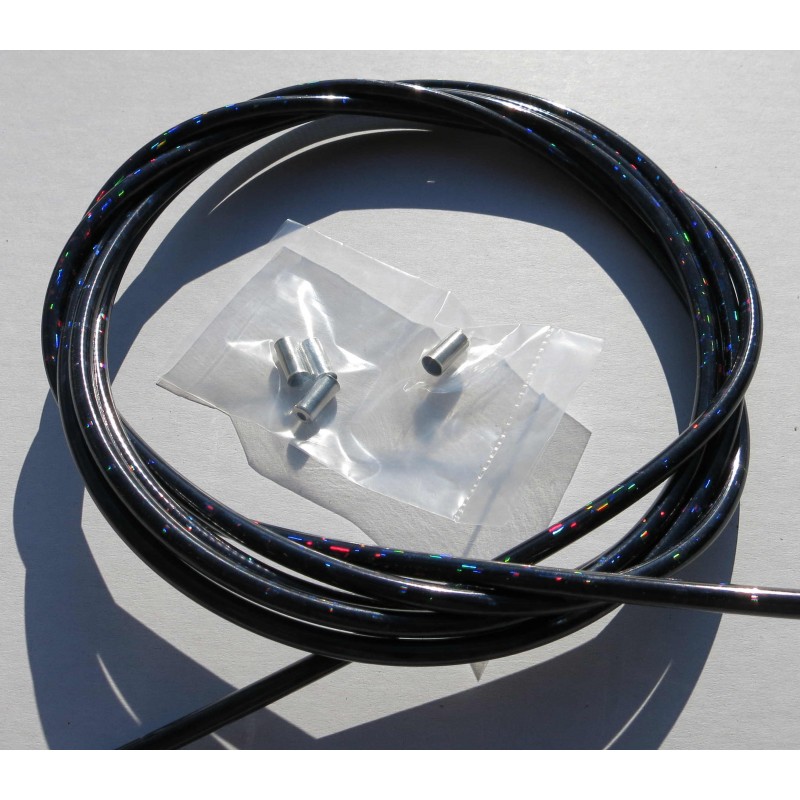 Gaine de cable noir confettis 2M5