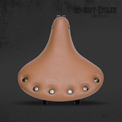 Selle en Cuir Ruff Cycles Stockman marron