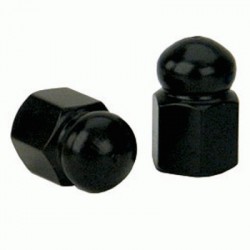 Bouchon de valve Dome Noir