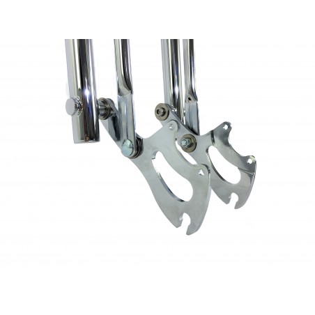 Fourche Double Bras Chopper Springer Disc Chrome