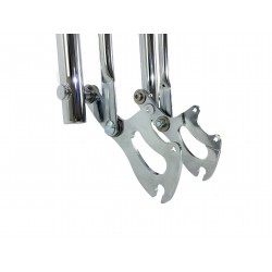 Fourche Double Bras Chopper Springer Disc Chrome