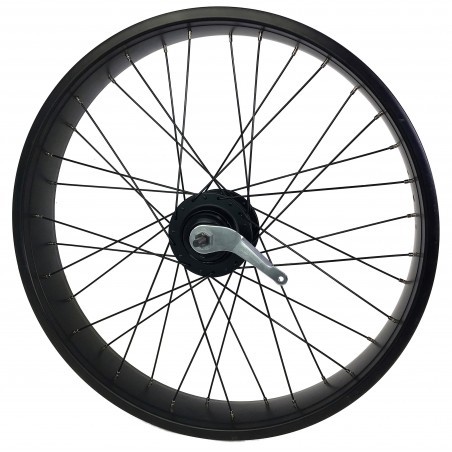 Roue Arrière 24" 82mm Alu Noir Mat 8 vitesses