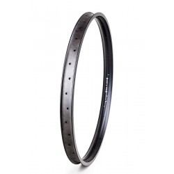 Jante Alu Noir Mat 28" 36 Rayons 46mm