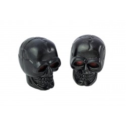 Bouchon de valve Skull Crâne Noir