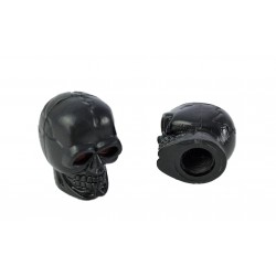 Bouchon de valve Skull Crâne Noir