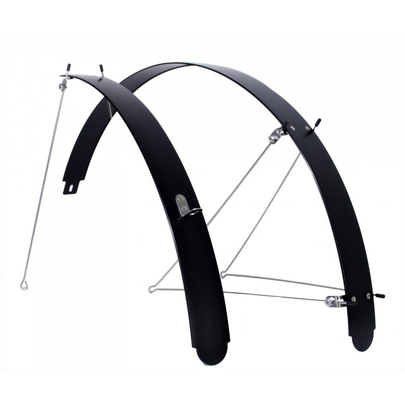 Garde-Boue vélo 26 ou 28 pouces 650 et 700 Alu Noir 55mm Edge Design