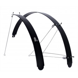 Garde-Boue vélo 26 ou 28 pouces 650 et 700 Alu Noir 55mm Edge Design