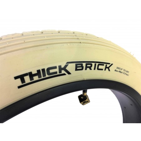 Pneu Thick Brick 24 x 3.00 Crème