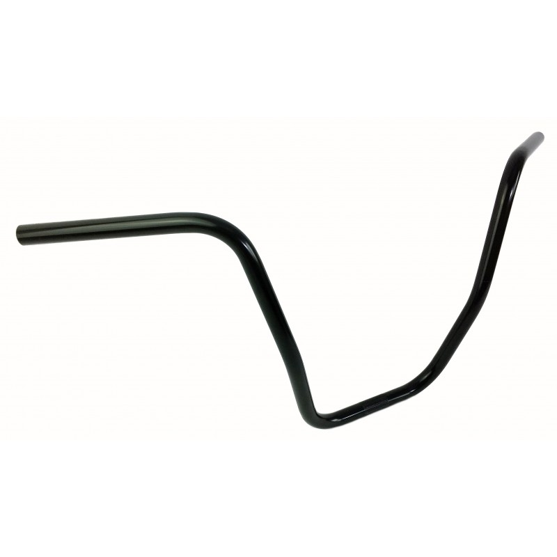 Guidon De Vélo Chopper Dragbar - Noir, Largeur 120 Mm, Potence 22,2 Mm - Neuf