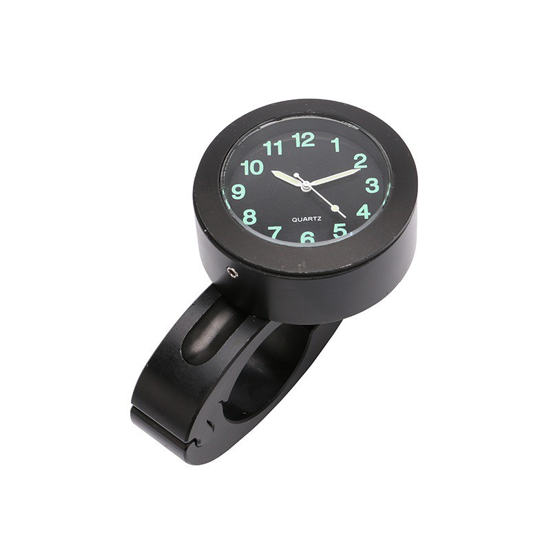 Shipenophy Horloge de Moto étanche Unique Cadran de vélo Montre Guidon  Horloge Belle pour poignées 7 / 8in-1in pour vélo de saleté pour VTT pour  vélo